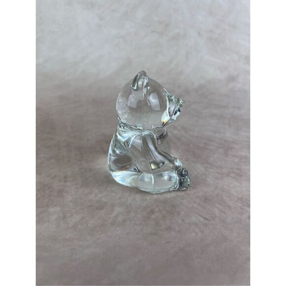 Vintage Princess House Crystal Bear Paperweight - Picture 3 of 7